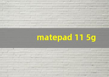 matepad 11 5g